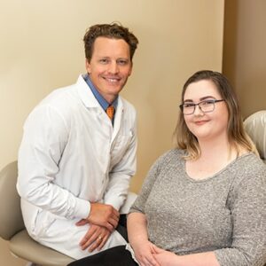 Tumwater dentist with patient